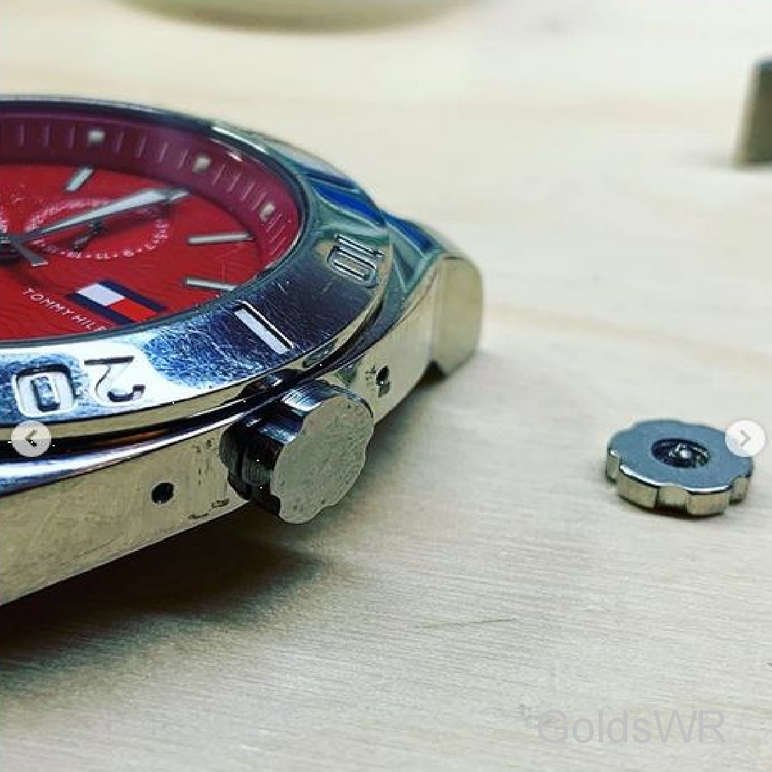 watch crown replaced